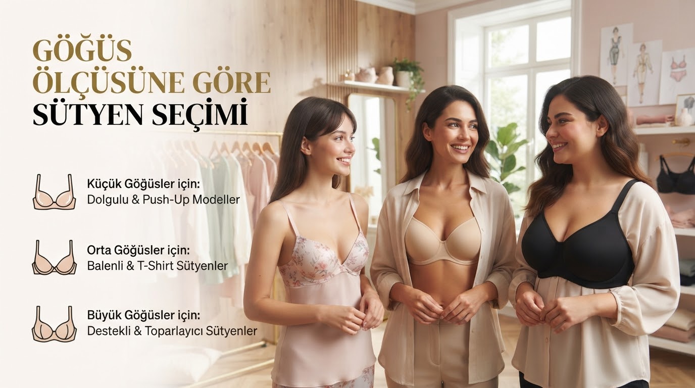 Göğüs Ölçüsüne Göre Sütyen Seçimi