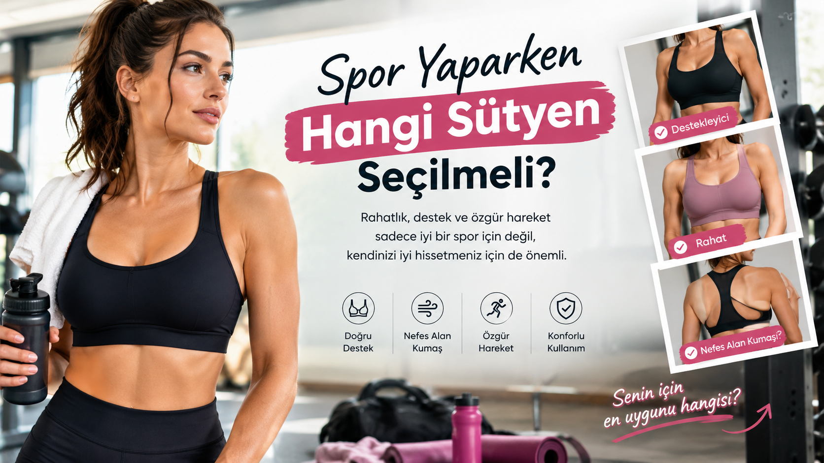 Spor Yaparken Hangi Sütyen Seçilmeli?