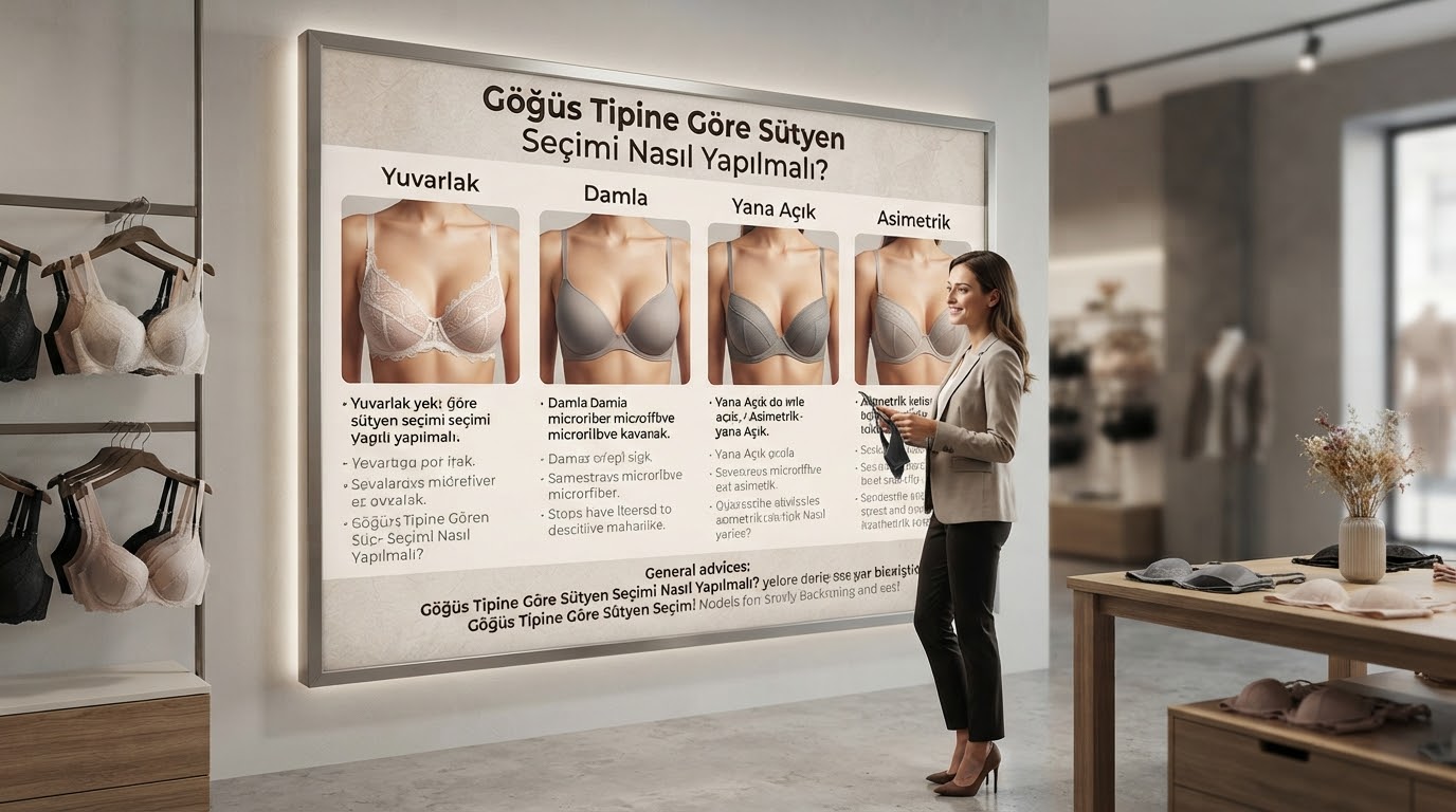 Göğüs Tipine Göre Sütyen Seçimi Nasıl Yapılmalı?