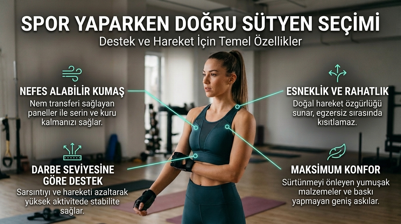 Spor Yaparken Hangi Sütyen Seçilmeli?