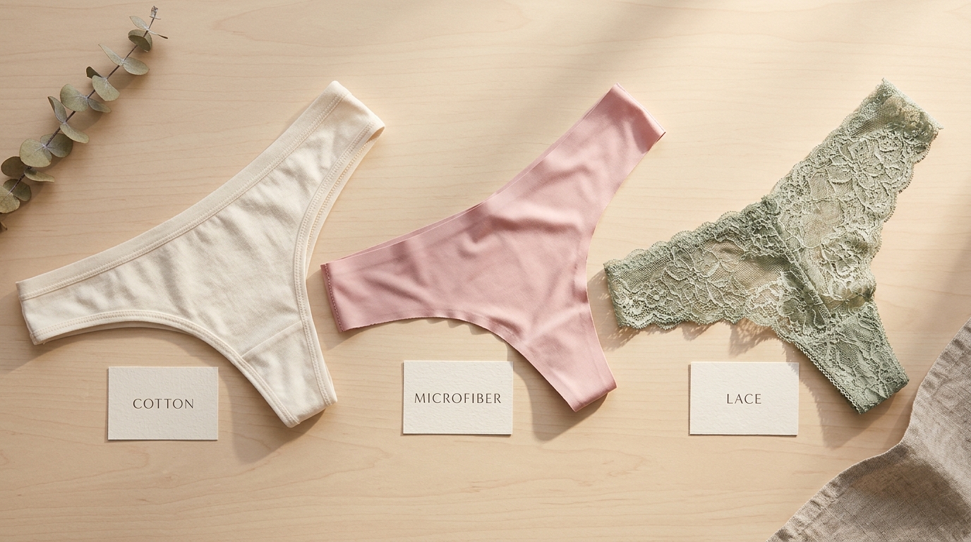 Tanga Kumaşı Nasıl Olmalı? Pamuklu, Mikrofiber ve Dantelli Tanga Arasındaki Farklar