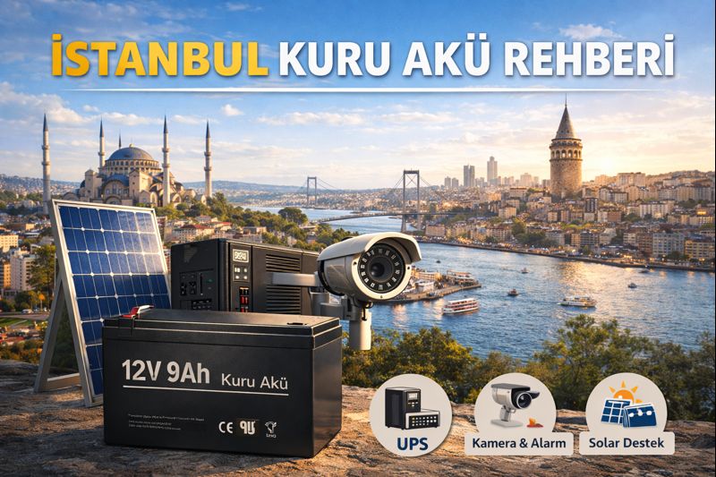 İstanbul Kuru Akü,Kuru Akü,12 Volt