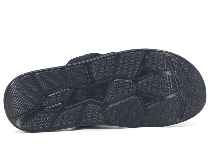 Polex Merdane 200 Üç Bant Sport Günlük Terlik Siyah