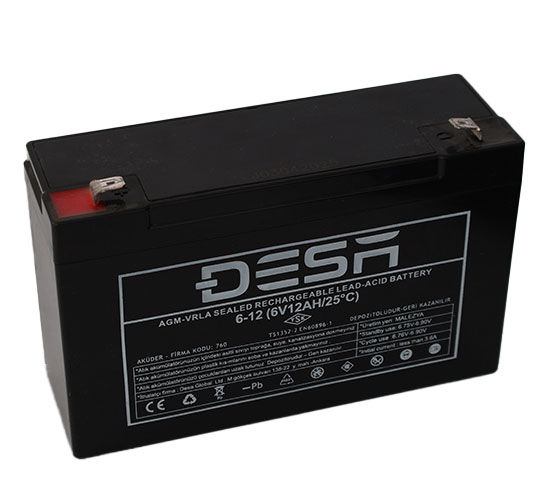 6V 12AH KURU AKÜ 