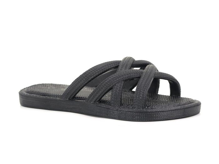 Mimu Zenne | Ahtapot Kaydırmaz Terlik Siyah