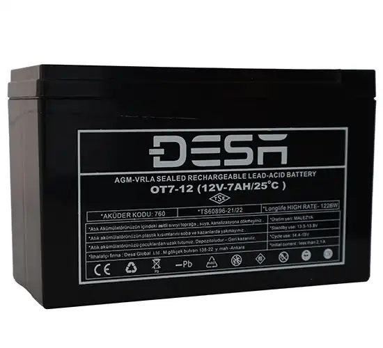 12V 7AH KURU AKÜ