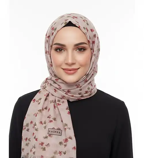 Eripek Saçaklı Pamuk Tülbent