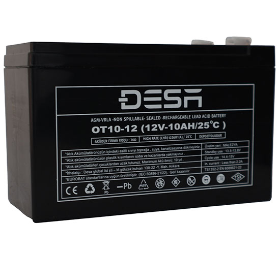 12V 10AH KURU AKÜ