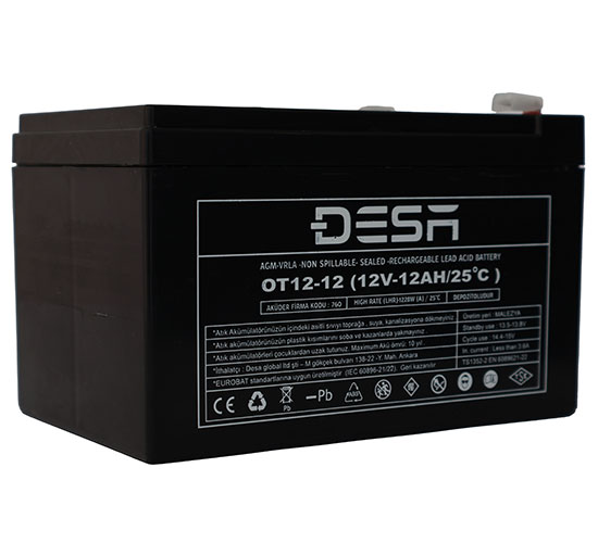 12V 12AH KURU AKÜ