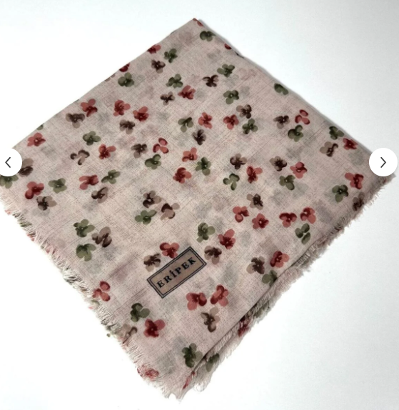 Eripek Saçaklı Pamuk Tülbent