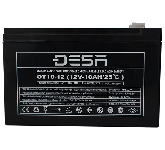 12V 10AH KURU AKÜ