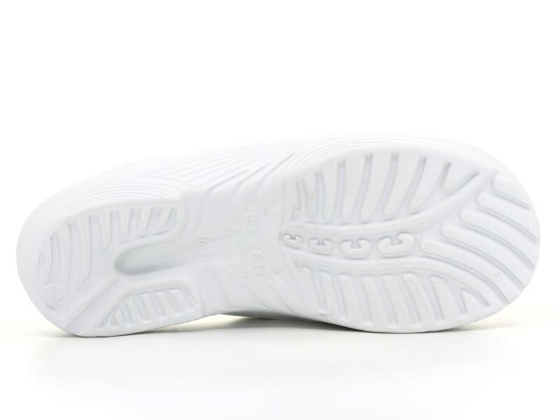 Gezer Merdane | Islak Zemin Açık Eva Terlik Beyaz