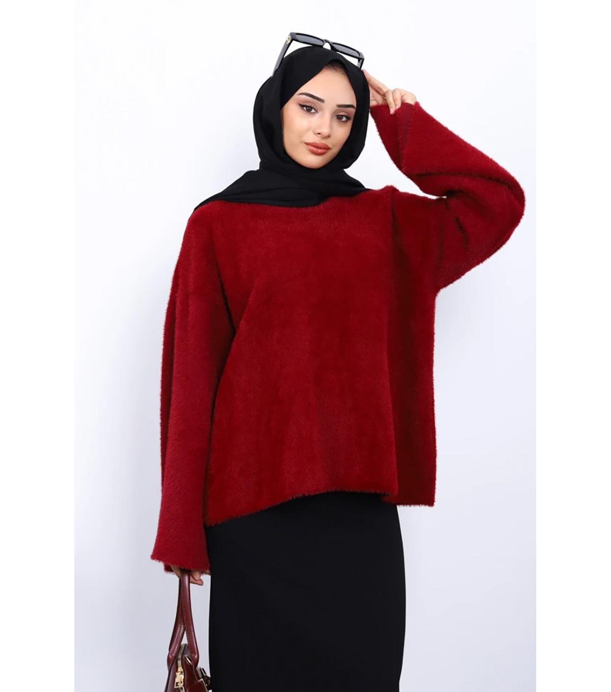 Oversize Yumoş Triko Kazak