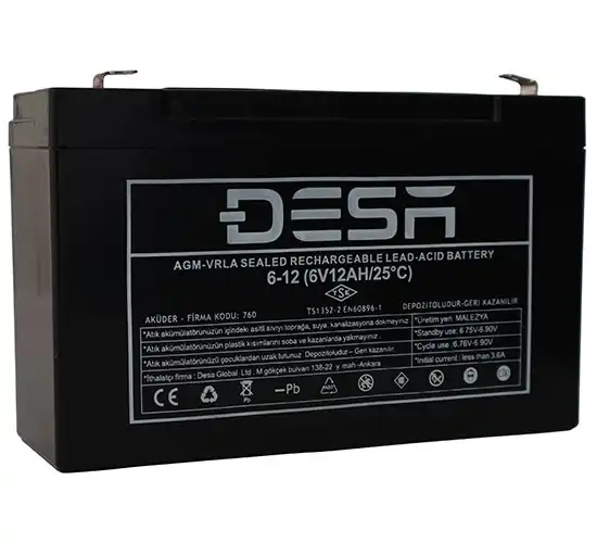 6V 12AH KURU AKÜ 