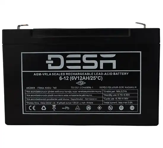 6V 12AH KURU AKÜ 