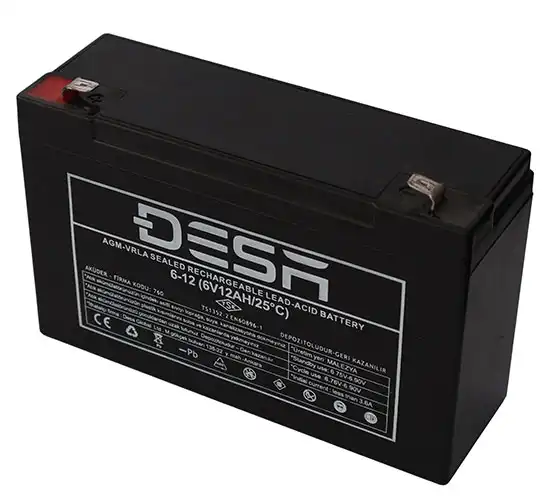 6V 12AH KURU AKÜ 