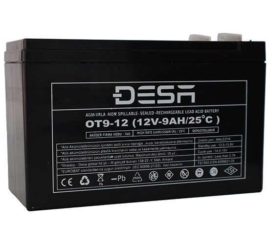 12V 9AH kuru akü