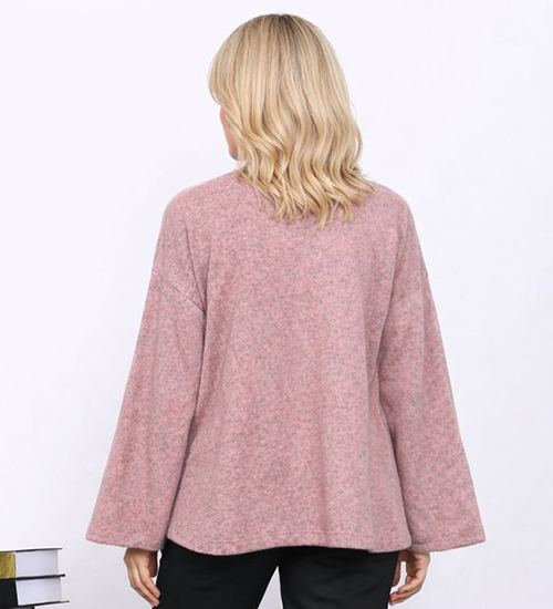 Gül Kurusu Ön Bağlamalı Yumoş Kimono