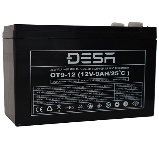 12V 9AH kuru akü