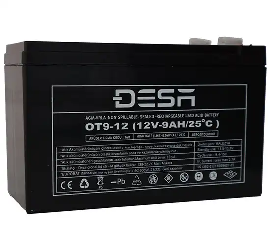 12V 9AH kuru akü