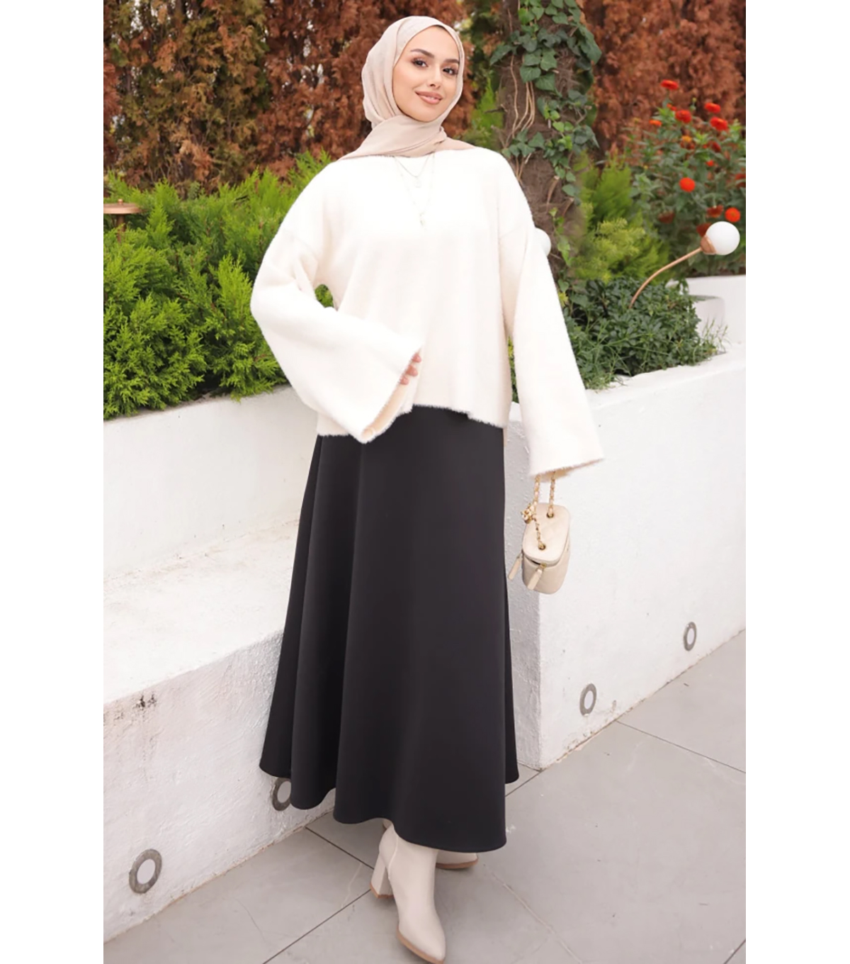 Oversize Angora Yumoş Triko Kazak